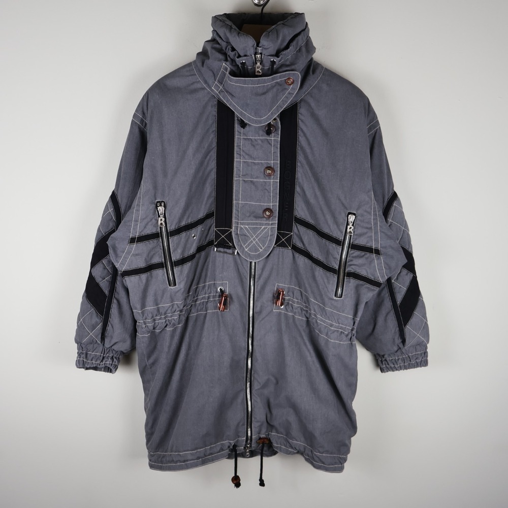 Vintage Bogner Goan Thylmann Women's Ski Jacket Washed Black/Gray Size‎ 8 24x34